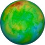 Arctic ozone map for 2024-12-17